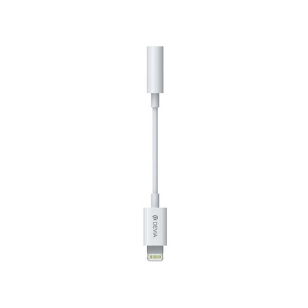 Αντάπτορας Smart 3,5mm Jack / Lightning, λευκός, Devia