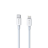 Καλώδιο Lightning / USB-C Smart, PD 20W, 1m, λευκό, Devia