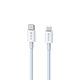 Καλώδιο Lightning / USB-C Smart, PD 20W, 1m, λευκό, Devia
