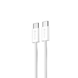 Καλώδιο USB-C / USB-C Smart, PD 60W, 1m, λευκό, Devia