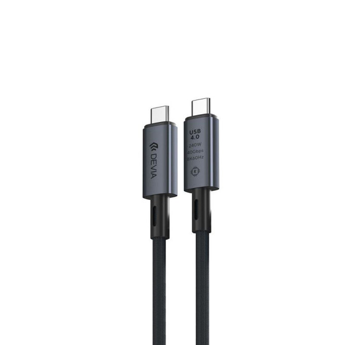 Καλώδιο USB-C / USB-C Extreme Speed, 240W, 8K 60Hz, 1m, μαύρο, Devia