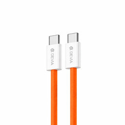 Καλώδιο USB-C / USB-C Smart, PD 60W, 1m, πορτοκαλί, Devia