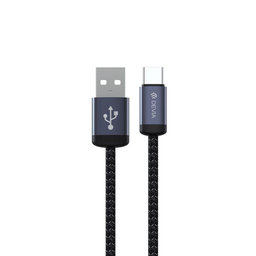Καλώδιο USB / USB-C Gracious, 2.1A, 2m, μαύρο, Devia