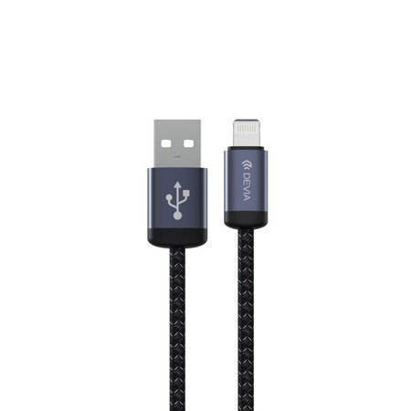 Καλώδιο Lightning / USB Gracious, 2,4A, 1m, μαύρο, Devia