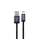 Καλώδιο Lightning / USB Gracious, 2,4A, 1m, μαύρο, Devia