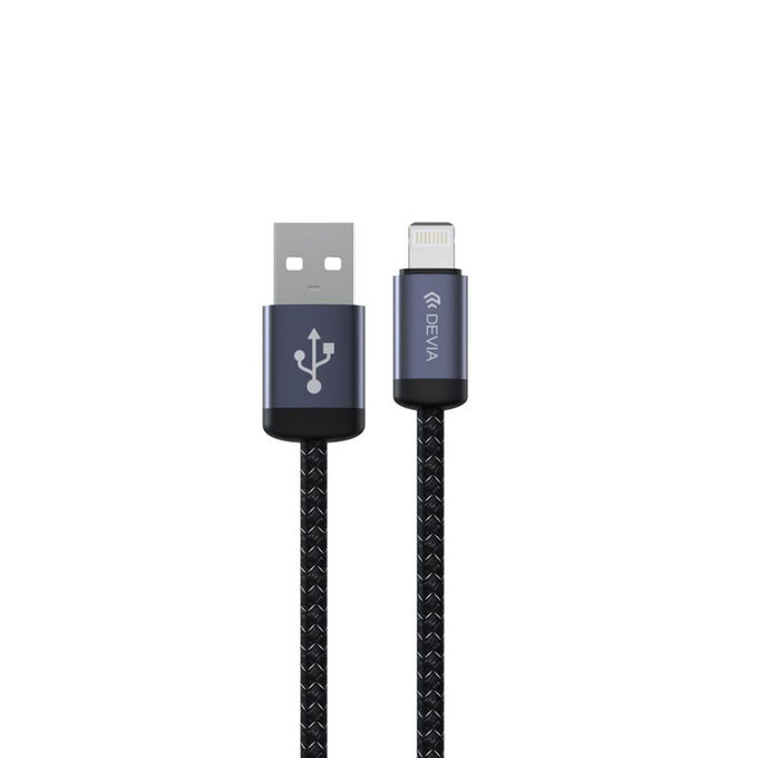 Καλώδιο Lightning / USB Gracious, 2,4A, 2m, μαύρο, Devia