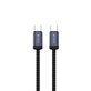 Καλώδιο USB-C / USB-C Gracious, PD 60W, 2m, μαύρο, Devia