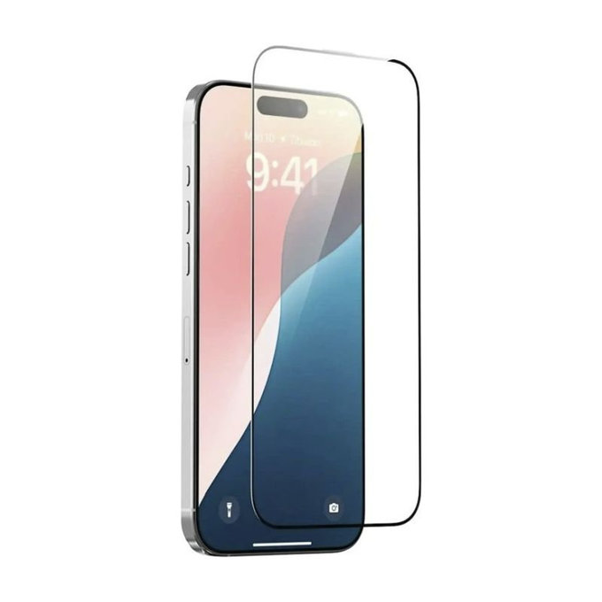 Tempered Glass FullCover με εφαρμοστή για iPhone 17 Pro Max, Devia