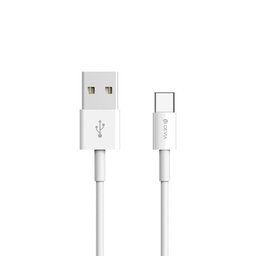 Καλώδιο USB / USB-C Smart, 2.1A, 1m, λευκό, Devia