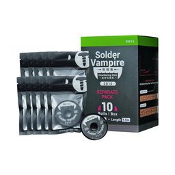 Φιτίλι αποκόλλησης, ατομική συσκευασία, 2UUL DW16, 10 ρολά/κουτί