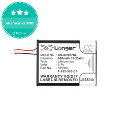 Μπαταρία για Sony PSP E1000, E1002, E1004, E1008, 900mAh, Li-Ion, 3.7V, SP70C, HQ