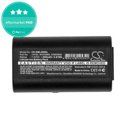 Μπαταρία για Dymo 260, 280, 650, 650mAh, Li-Ion, 7.4V, 14430, HQ
