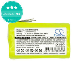 Μπαταρία για Makita 6722D, 6723DW, 2000mAh, Ni-MH, 4.8V, TL00000012, HQ