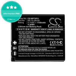 Μπαταρία για Panasonic Lumix DMC-FX01, 1150mAh, Li-Ion, 3.7V, CGA-S005, HQ