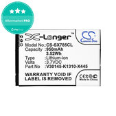 Μπαταρία για Siemens Gigaset, Openstage, SL, 950mAh, Li-Ion, 3.7V, V30145-K1310-X445, HQ