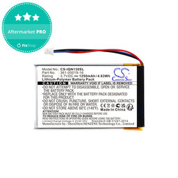 Μπαταρία για Garmin Nüvi 1300, 1350, 1370, 1390, 1490, 1250mAh, Li-Pol, 3.7V, 361-00019-16, HQ