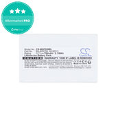 Μπαταρία για Cipherlab 8300-L, Metrologic MK5502, 750mAh, Li-Ion, 3.7V, BA-80S700, HQ