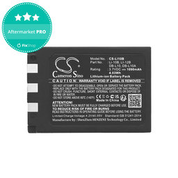 Μπαταρία για Olympus C-765 Zoom, Camedia X-3, 1090mAh, Li-Ion, 3.7V, Li-10B, HQ