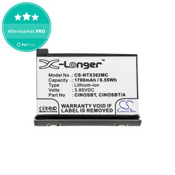 Μπαταρία για Insta360 One X2, 1700mAh, Li-Ion, 3.85V, CINOSBT, HQ