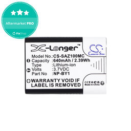 Μπαταρία για Sony HDR-AZ1, 640mAh, Li-Ion, 3.7V, NP-BY1, HQ