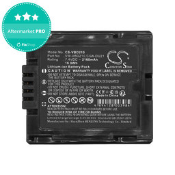 Μπαταρία για Panasonic NV, PV, VDR, Hitachi DZ, 2160mAh, Li-Ion, 7.4V, BZ-BP14S, HQ