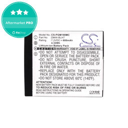 Μπαταρία για Panasonic Lumix DMC, 600mAh, Li-Ion, 7.2V, DMW-BLH7, HQ