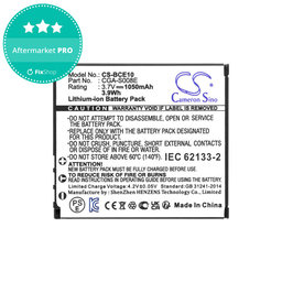 Μπαταρία για Panasonic Lumix DMC, 1050mAh, Li-Ion, 3.7V, DMW-BCE10, HQ