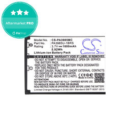 Μπαταρία για Toshiba Camileo X200, X400, 1600mAh, Li-Ion, 3.7V, PA3985, HQ