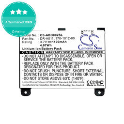Μπαταρία για Amazon Kindle 2, 1100mAh, Li-Ion, 3.7V, DR-A011, HQ