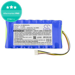 Μπαταρία για Chauvin Arnoux 6116, 8335, Scopix Mobiles Oscilloscope II, Megger CA 6543, 3600mAh, Ni-MH, 9.6V, P-1482, HQ