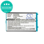 Μπαταρία για Nintendo Advance SP, AGS, 900mAh, Li-Ion, 3.7V, SAM-SPRBP, HQ
