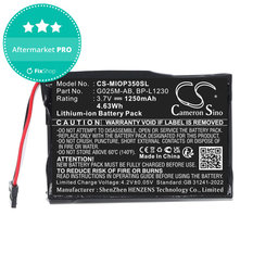 Μπαταρία για Mitac Mio P350, P550, 1250mAh, Li-Ion, 3.7V, BL-LP1230, HQ