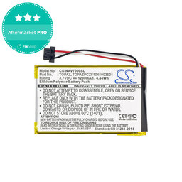 Μπαταρία για Navigon 70, 1200mAh, Li-Pol, 3.7V, Topaz, HQ