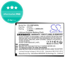 Μπαταρία για Xiaomi F490 4g, 2000mAh, Li-Pol, 3.8V, DC027, HQ