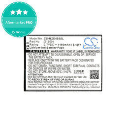 Μπαταρία για Navon Mizu D455, 1460mAh, Li-Ion, 3.7V, G13001, HQ