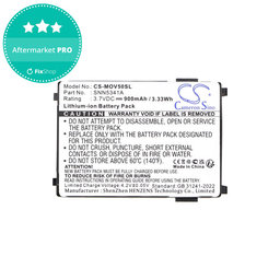 Μπαταρία για Motorola V3688, V2188, L2000, V998+, 900mAh, Li-Ion, 3.7V, SNN5341A, HQ