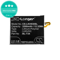 Μπαταρία για LG H930, V30, V35, 3200mAh, Li-Pol, 3.85V, BL-T34, HQ