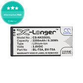 Μπαταρία για Nokia Lumia 730, 2200mAh, Li-Ion, 3.8V, BL-T5A, HQ