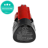 Μπαταρία για Milwaukee M12 Redlithium XC 4.0, M12 B3 XC, M12 B4 XC, 2000mAh, Li-Ion, 12V, -, HQ
