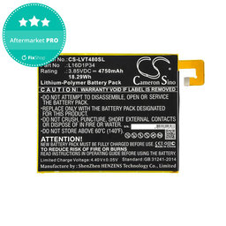 Μπαταρία για Lenovo Tab4 8, 4750mAh, Li-Pol, 3.85V, L16D1P34, HQ