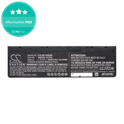 Μπαταρία για Dell Latitude E7240, 7250, 12, 6000mAh, Li-Pol, 7.4V, VFV59, HQ