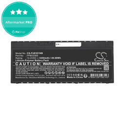 Μπαταρία για Fujitsu Lifebook E4411, E448, E458, 3450mAh, Li-Pol, 14.4V, FPB0338S, HQ
