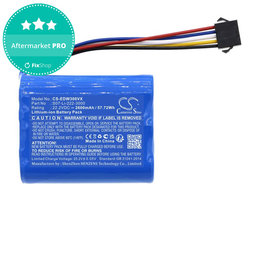 Μπαταρία για Ecovacs Winbot X, WA30, WA50, 2600mAh, Li-Ion, 22.2V, S07-Li-222-3000, HQ