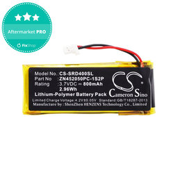 Μπαταρία για Cardo Scala Rider G4, 800mAh, Li-Pol, 3.7V, ZN452050PC-1S2P, HQ