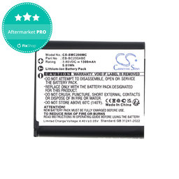Μπαταρία για Samsung Gear 360, 1300mAh, Li-Ion, 3.85V, EB-BC200ABE, HQ