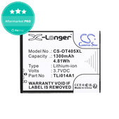 Μπαταρία για Alcatel OneTouch Evolve, 1300mAh, Li-Ion, 3.7V, TLi014A1, HQ