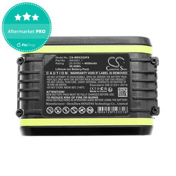 Μπαταρία για Worx WX800.9 MAX, WX-JCR.9, 4950mAh, Li-Ion, 20V, WA3551.1, HQ