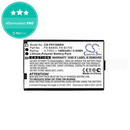 Μπαταρία για Flysky FA605, FS-GT2B, FS-I10, 1600mAh, Li-Pol, 3.7V, FS-BA800, HQ