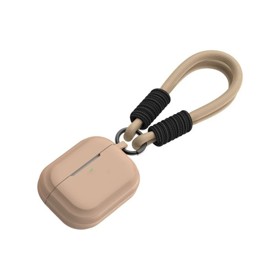 Θήκη Σιλικόνης για AirPods 1 και 2, Sand Beige