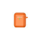 Θήκη Σιλικόνης για AirPods 1 και 2, Πορτοκαλί, Orange